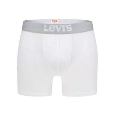 Pack of two white boxer briefs